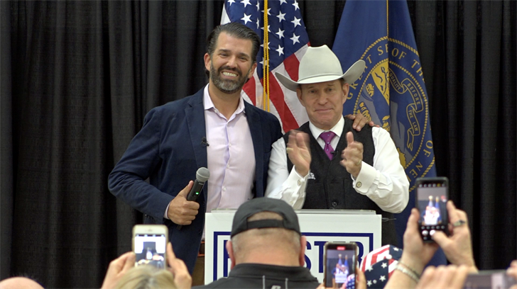 Donald Trump Jr. makes Nebraska campaign stops supporting Herbster