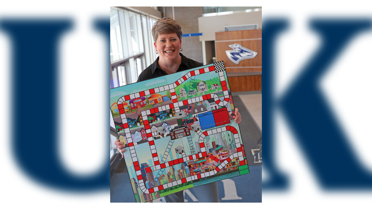 UNK professor Brooke Envick sparks student creativity with board – not bored – games
