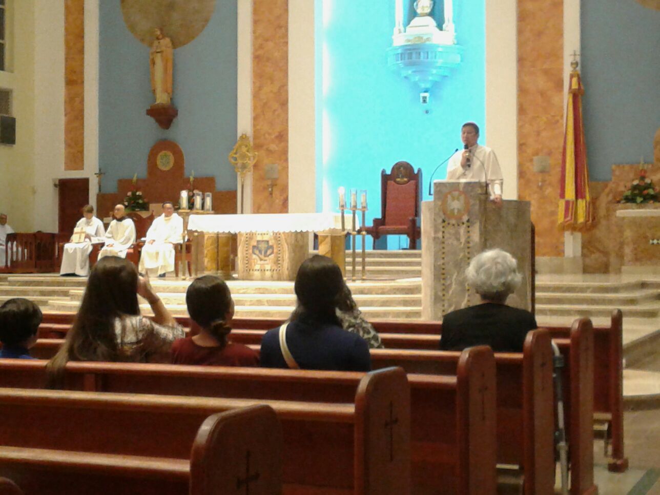 Archbishop Hon discusses child sex abuse issues during prayer service