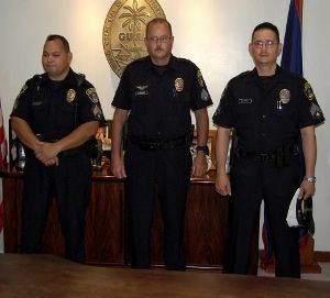 Guam Police promotes three to lieutenant