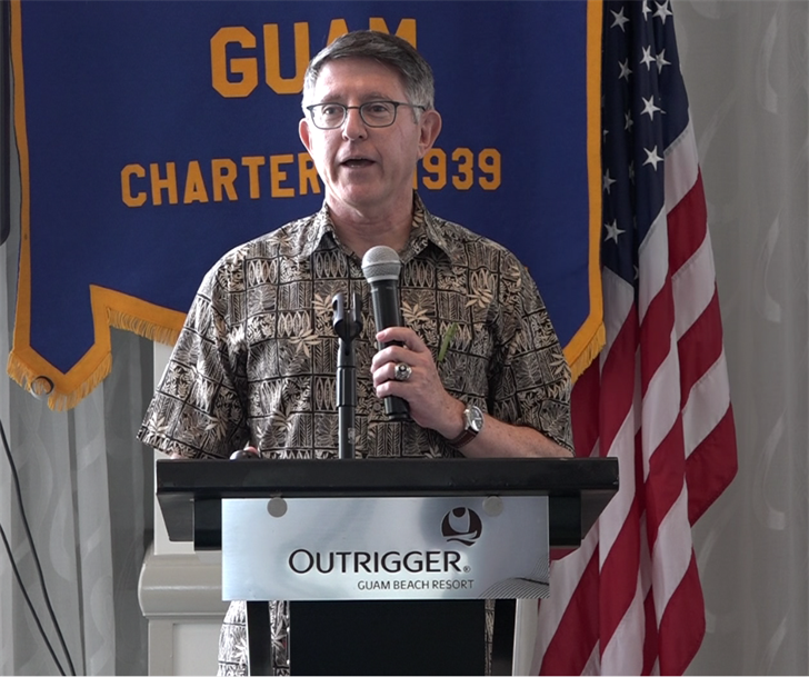 UOG president lays out vision at Rotary meeting
