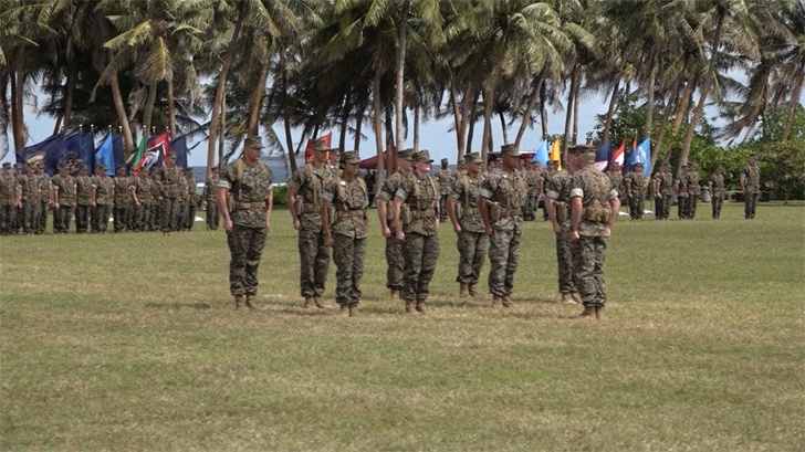 Naming ceremony held for Marine Corps Base Camp Blaz in Asan