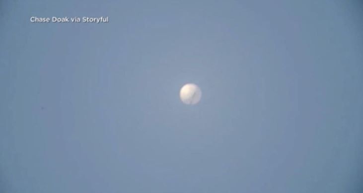 Has a Chinese spy balloon flown over Guam before?