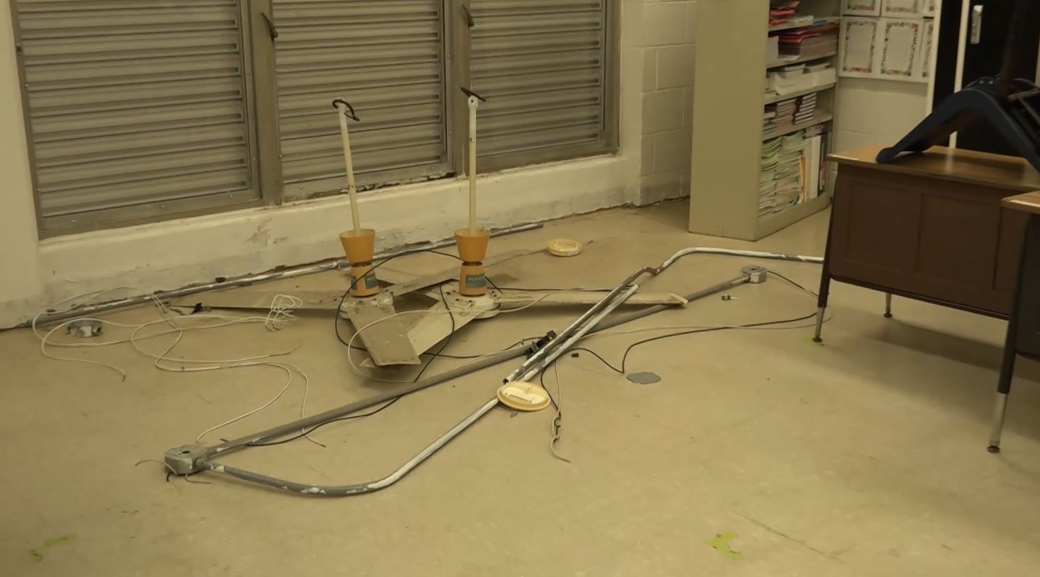 GDOE facilities and maintenance staff repair schools during holiday break