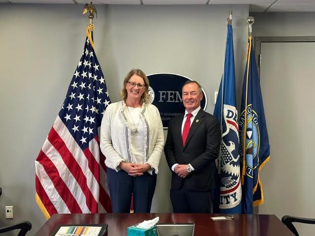 Guam delegate discusses Typhoon Mawar Reconstruction Act with FEMA leader