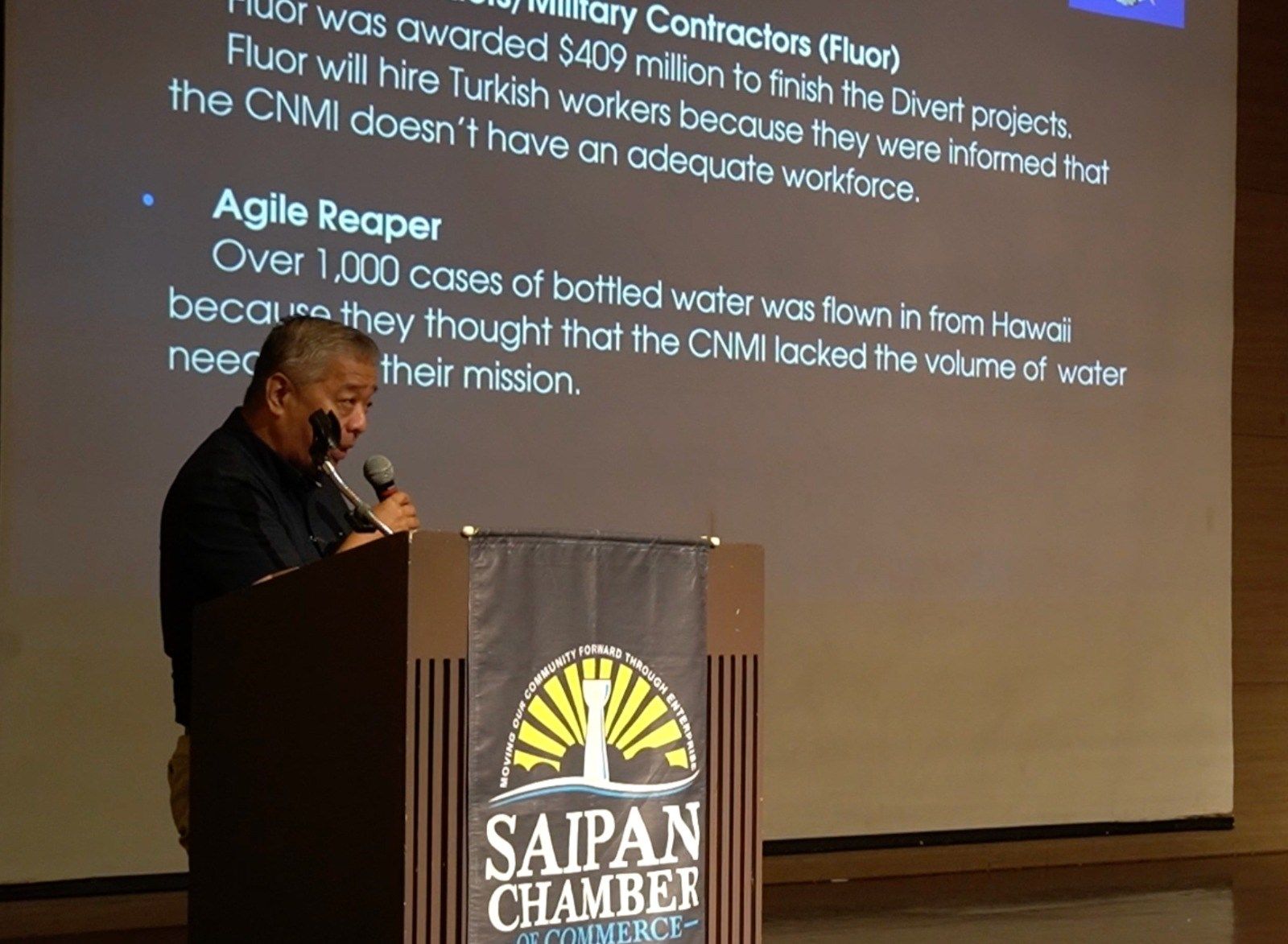 CNMI lacks infrastructure for some military project needs