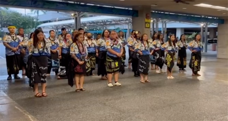 Guam delegation arrives in Hawaii for FestPAC 2024