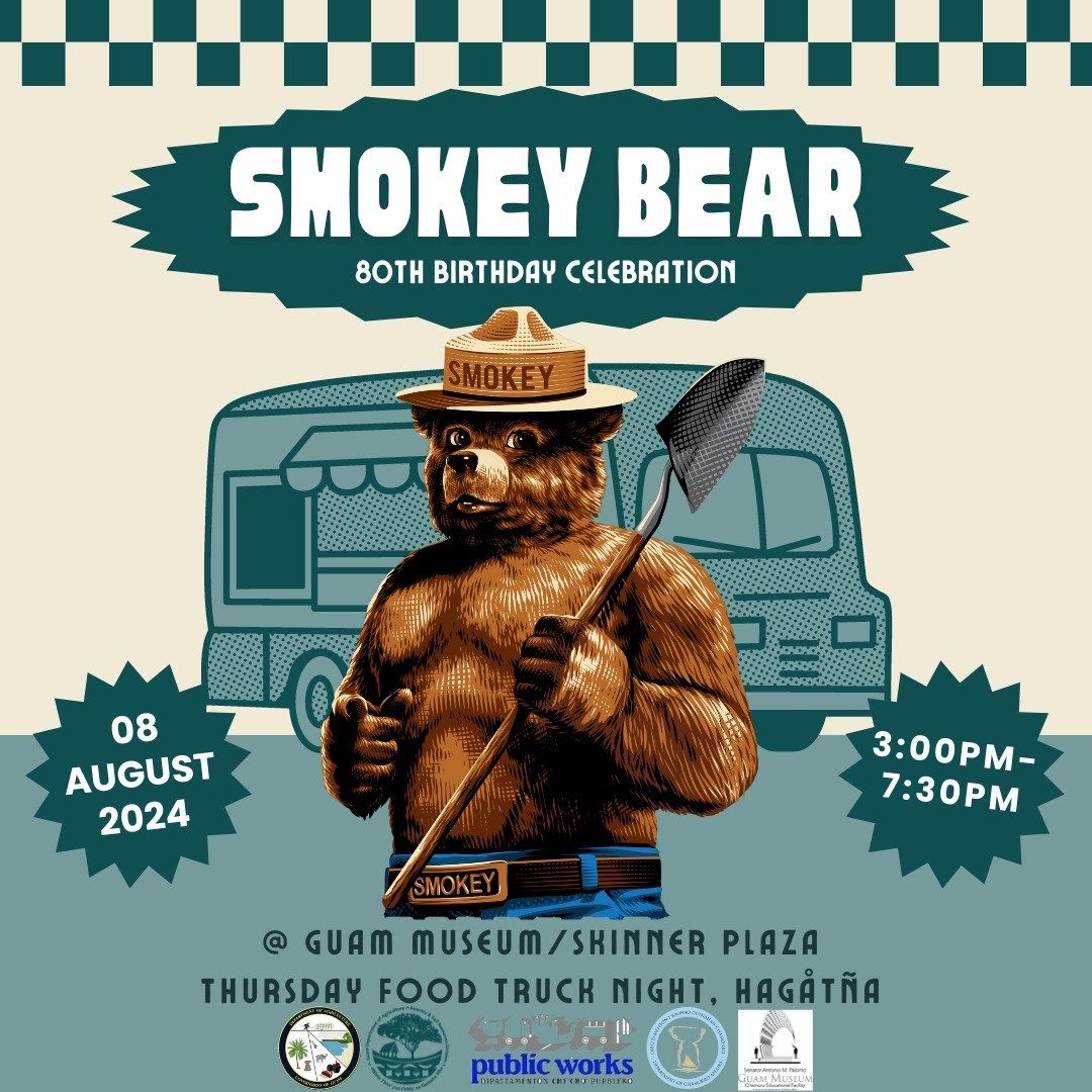 Celebrate Smokey Bear's 80th birthday Thursday at the Guam Museum
