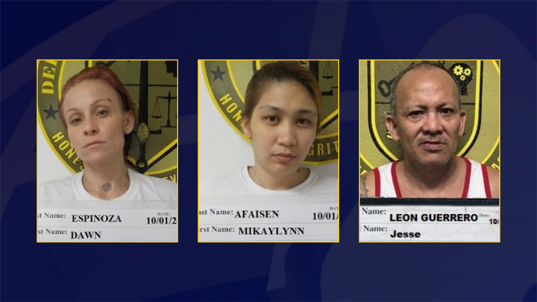 Three arrested in undercover drug bust