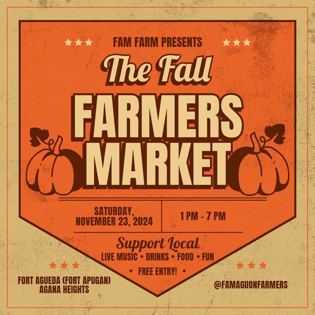 Fall Farmers Market to feature food, drinks, live music and more!