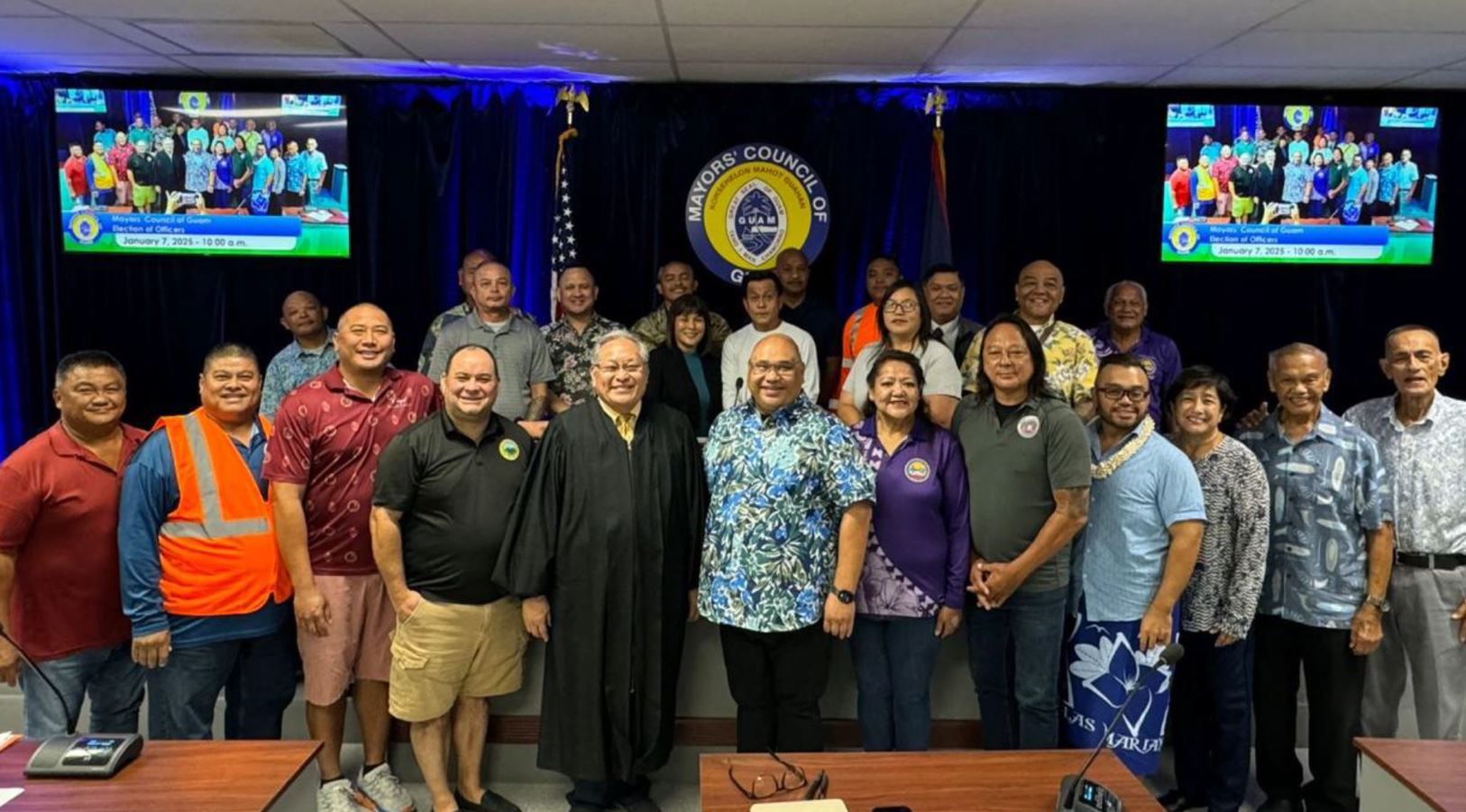 Piti mayor Jesse Alig retains presidency over Mayors Council of Guam