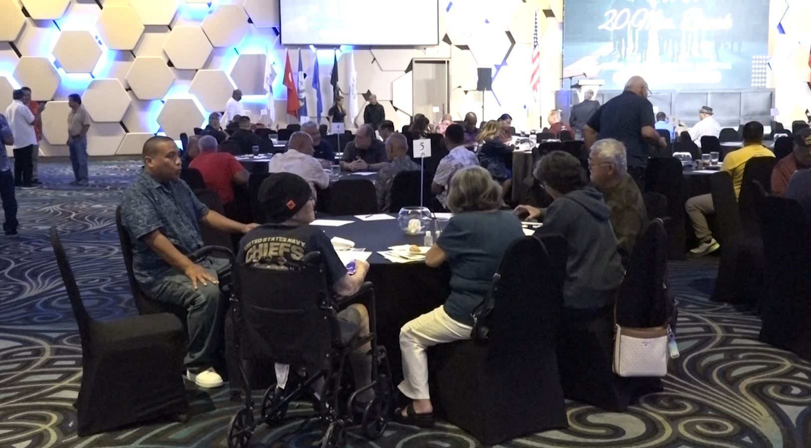 Veterans get special treatment during conference