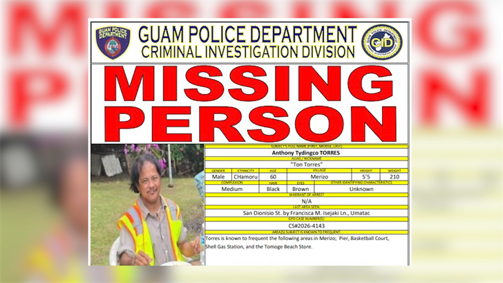 GPD seeks public’s help in missing person case