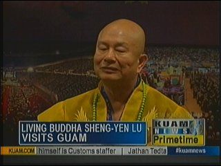 Living Buddha spreads message of peace to Guam