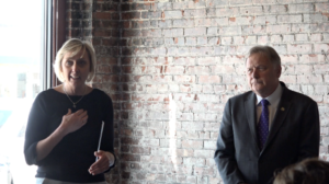 Candidate For Governor Stops By Norfolk to Introduce Running Mate