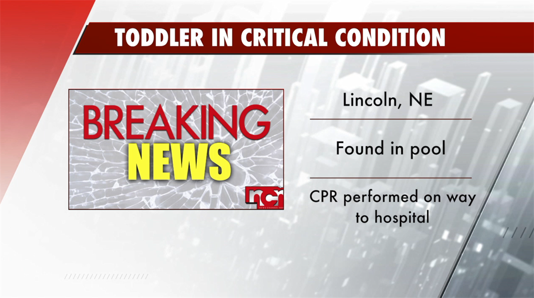 Toddler taken to hospital with CPR in progress after being found in pool