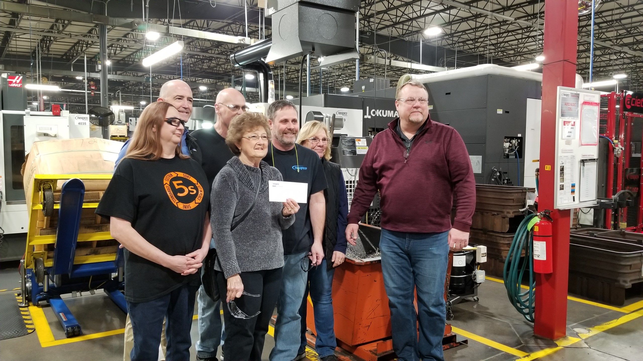 Neapco Employees Efforts Toward Continuous Improvement, Lead to Food Pantry Donation