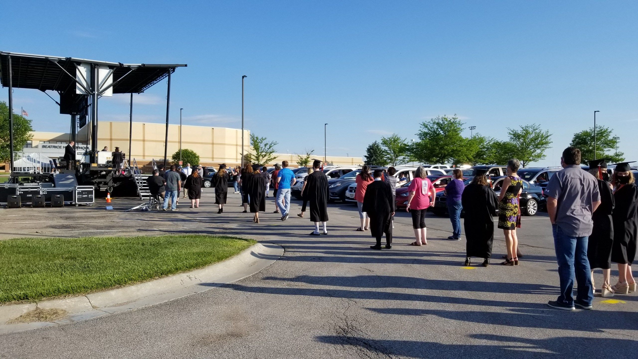 Beatrice High School Holds Unconventional Graduation, in Untypical Year