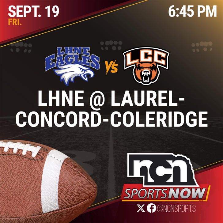 LIVE NOW - Lutheran High Northeast vs Laurel-Concord-Coleridge (NCN TV)