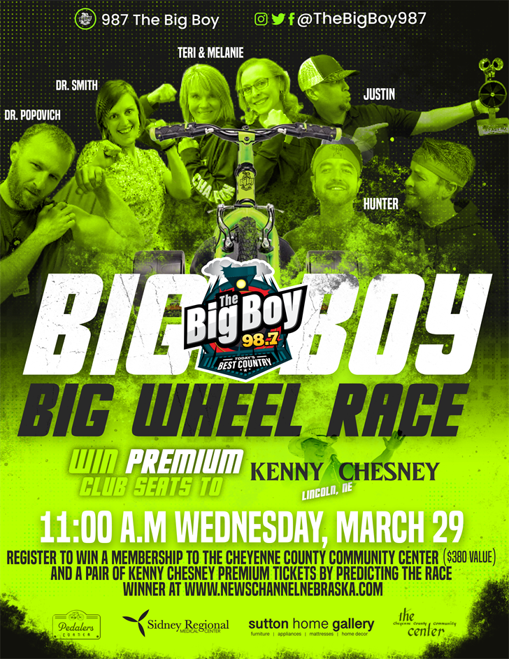 The Big Boy challenges SRMC, Community Center to Big Wheel Race ...
