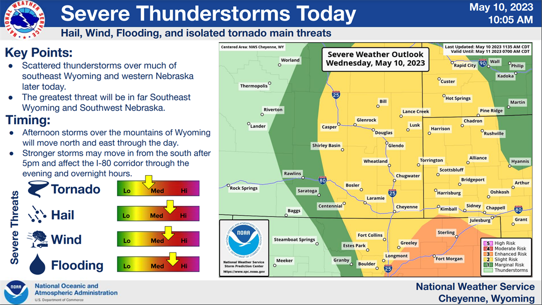 Meteorologist: Golf ball size hail, isolated tornadoes possible ...
