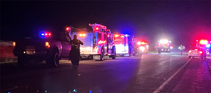 One person injured in late night single vehicle accident
