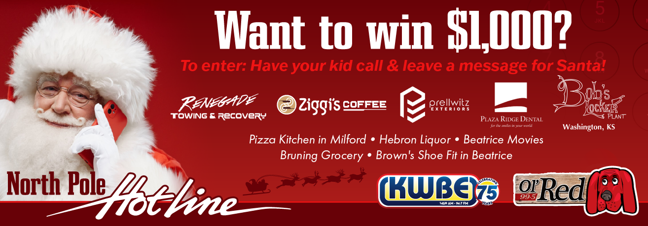 The KWBE and Ol Red North Pole Hotline